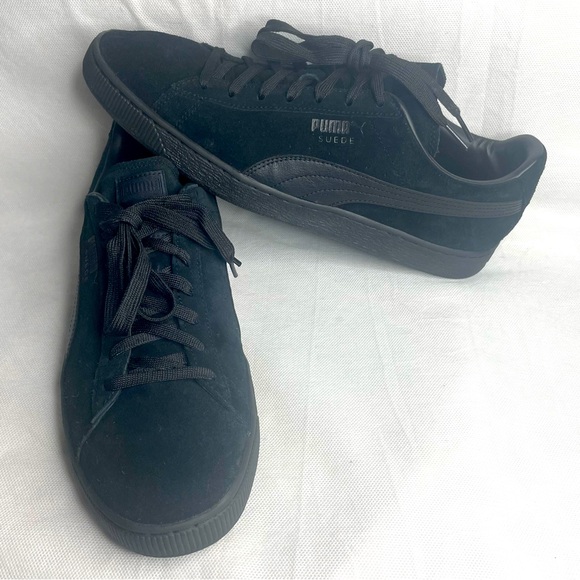 Puma Classic OG Eco Suede Shoes Mens Size US 12 Triple Black Sneakers 356328 01 - Picture 1 of 14